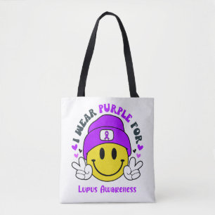 Tote Bag Cadeaux de soutien au ruban de sensibilisation Lup