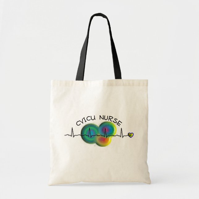 Tote Bag Cadeaux d'infirmière de CVICU (Devant)