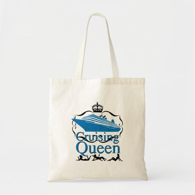 Tote Bag Cadeaux drôles de croisière de bateau de croisière (Devant)