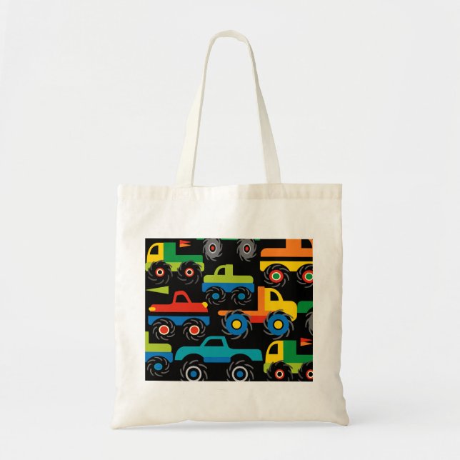 Tote Bag Cadeaux frais de transport de camions de monstres (Devant)