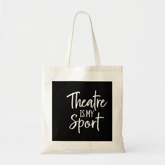 Tote Bag Cadeaux théâtraux pour acteurs Le théâtre musical  (Devant)