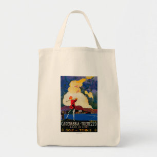 Tote Bag CadenabbiaTremezzo Poster Vintage Europe