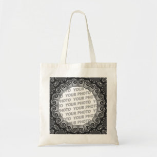 Tote Bag Cadre Abstrait ART GEO 1 + votre photo