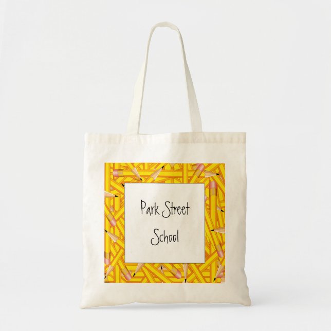Tote Bag Cadre crayons (Devant)