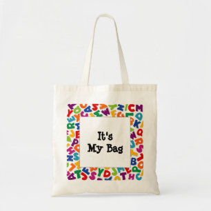 Tote Bag Cadre d'alphabet