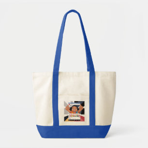 Tote Bag Cadre de médias sociaux Fête d'anniversaire drôle