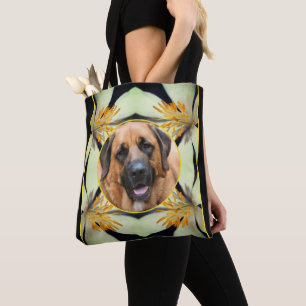 Tote Bag Cadre Fleur Bloodroot Blanc Créez votre propre pho