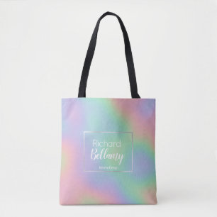 Tote Bag Cadre métallique Holographique moderne à effet arc