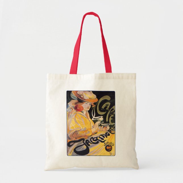 Tote Bag Café Art nouveau (Devant)