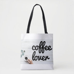 Tote Bag Café blanc Lover Fourre-tout