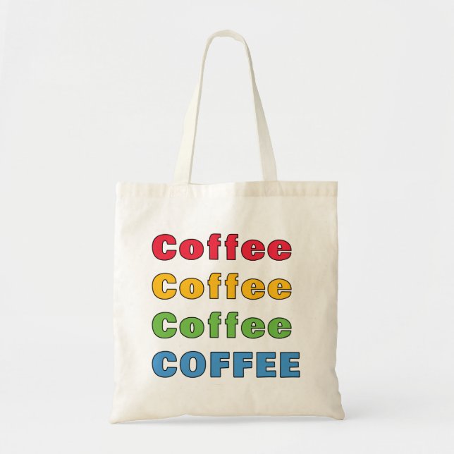 Tote Bag Café café café café (Devant)