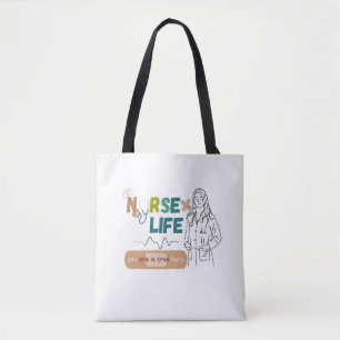 Tote Bag "Café, égratignures et sauver des vies - Mug de vi