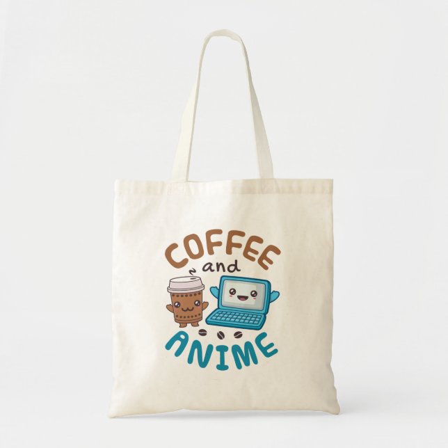 Tote Bag Café et Anime (Devant)