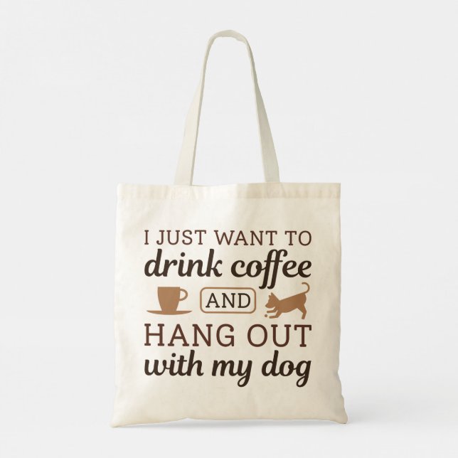 Tote Bag Café Et Chien (Dos)