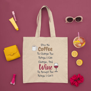 Tote Bag Café Et Vin