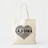 California Heart Love LA San Francisco San Diego