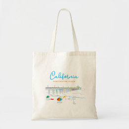 Tote Bag California Huntington Beach