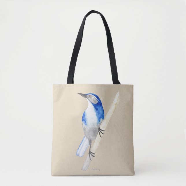 Tote Bag California Scrub Jay (Devant)
