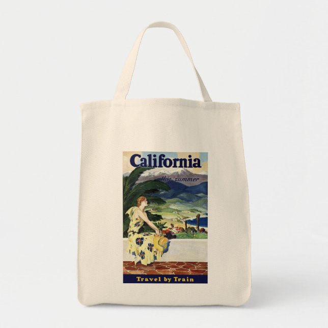 Tote Bag Californie cet été (Devant)