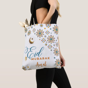 Tote Bag Calligraphie de l'Aïd Moubarak Fête des musulmans
