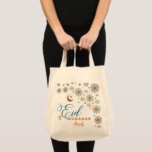 Tote Bag Calligraphie Eid Moubarak Célébration musulmane