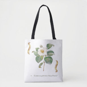 Tote Bag Camelia blanc