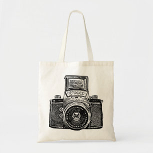 Tote Bag Caméra est-allemande - Noir
