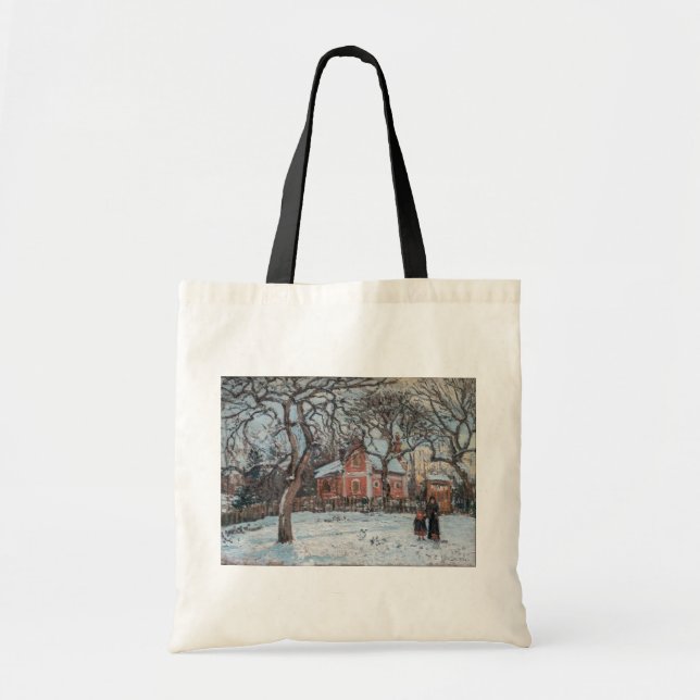 Tote Bag Camille Pissarro - Chataigniers a Louvecienne (Devant)