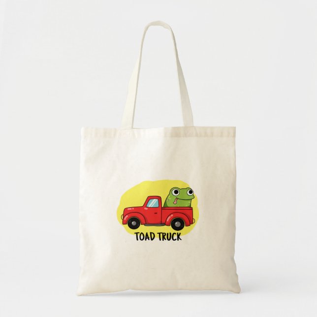 Tote Bag Camion de remorque Funny Tow Truck Pun (Devant)
