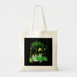 Tote Bag Camion Vert Jour de l'Saint Patrick De Corgi Sous