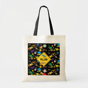 Tote Bag Camions de construction Astronaut Dinosaures dans 