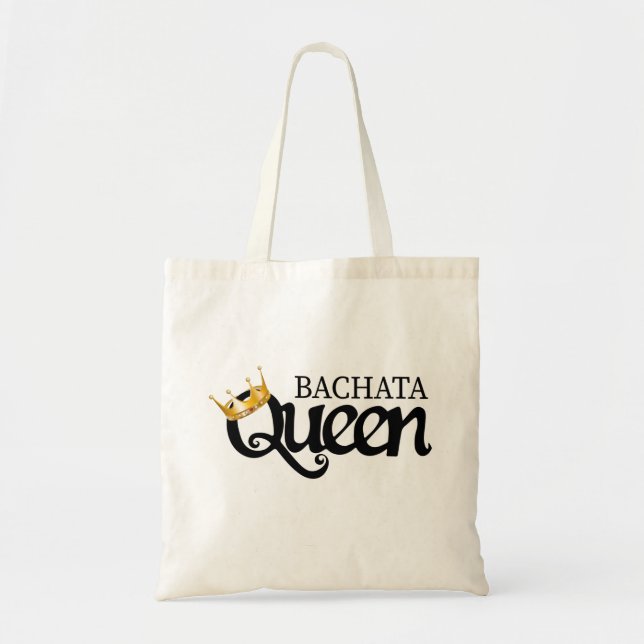 Tote Bag Camiseta Bachata reine, baile latino (Devant)
