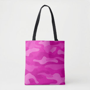 Tote Bag Camo Monocolor Rose Choquant