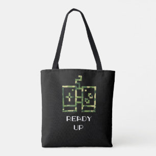 Tote Bag Camouflage Contrôleur de jeu vidéo prêt Gamer