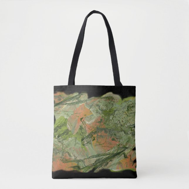 Tote Bag Camouflage moderne (Devant)