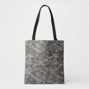 Tote Bag Camouflage numérique armée pixel photo imprimé