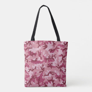 Tote Bag Camouflage rose