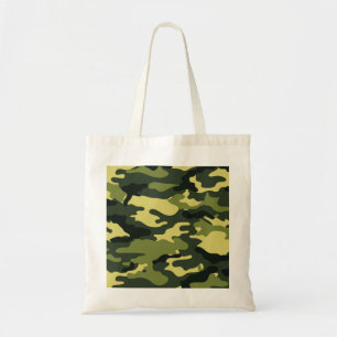 Tote Bag Camouflage vert