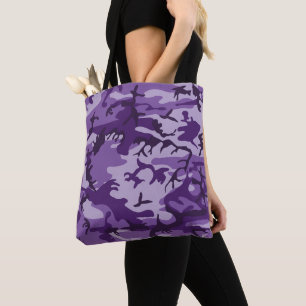 Tote Bag Camouflage violet, Armée