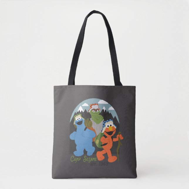 Tote Bag Camp Sesame Street EST. 1969 (Devant)