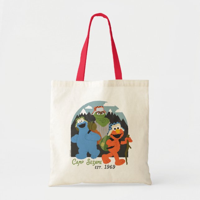 Tote Bag Camp Sesame Street EST. 1969 (Devant)