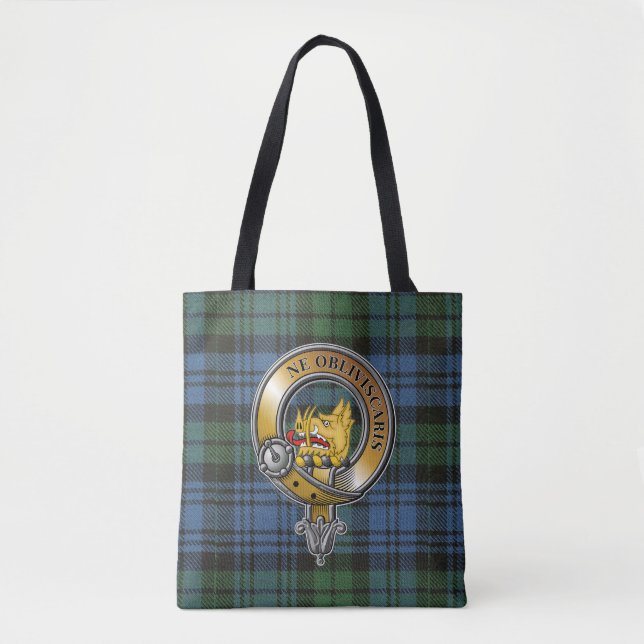 Tote Bag Campbell Tartan & Badge (Devant)