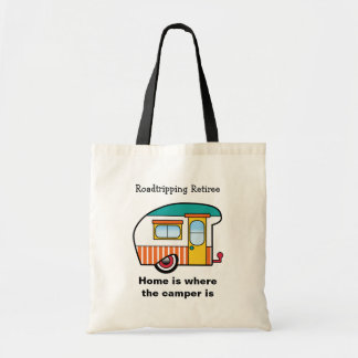 Tote Bag Camper de voyage de départ à la retraite mignonne