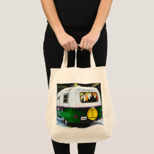 Tote Bag Camper Retro Life Est Un Voyage Vintage