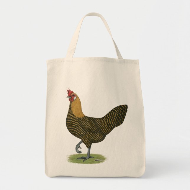 Tote Bag Campine :  Poule d'or (Devant)