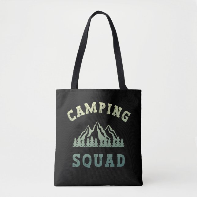 Tote Bag Camping Camping Camping Montagnes Extérieur (Devant)