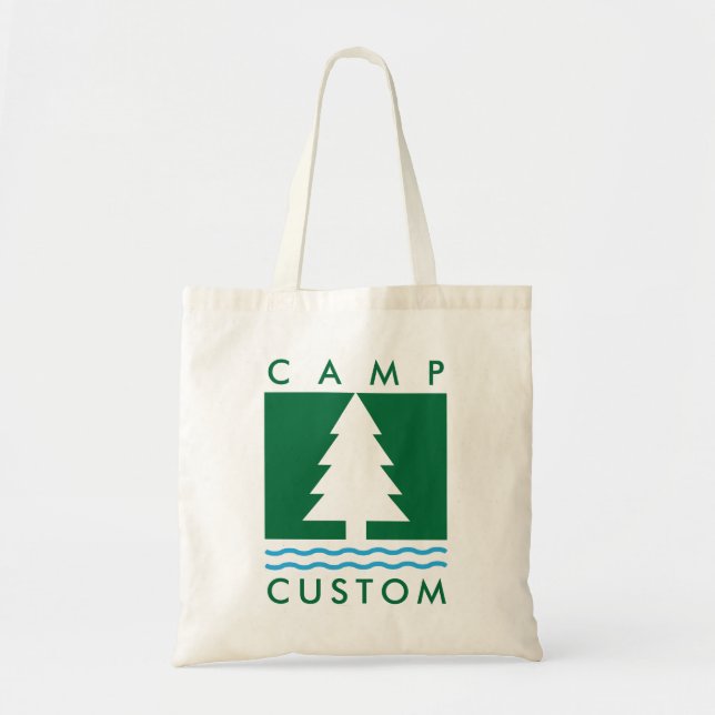 Tote Bag Camping personnalisé (Devant)
