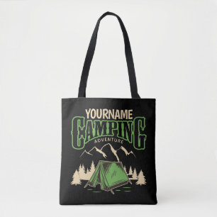 Tote Bag Camping personnalisé Camping familial Voyage avent