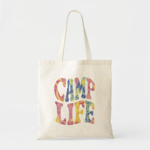 Tote Bag Camping Summer Girls Camp Life Cravate-Die Retro