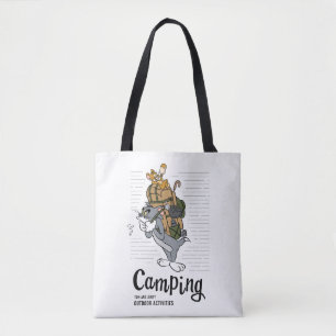 Tote Bag Camping Tom & Jerry